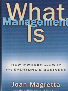 What Management Is