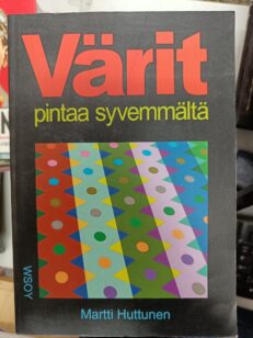 Värit pintaa syvemmältä -kirjan kansi