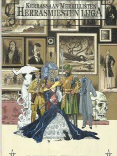 Kerrassaan merkillisten herrasmiesten liiga -kirjan kansi