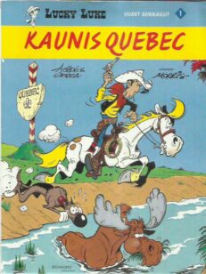 Lucky Luke uudet seikkailut 1 - Kaunis Quebec -kirjan kansi