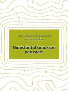 Nimistöntutkimuksen perusteet -kirjan kansi