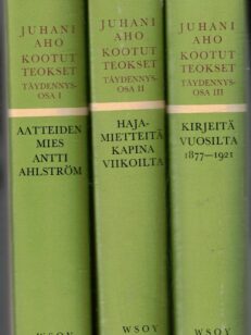 Kootut teokset täydennysosat 1-3